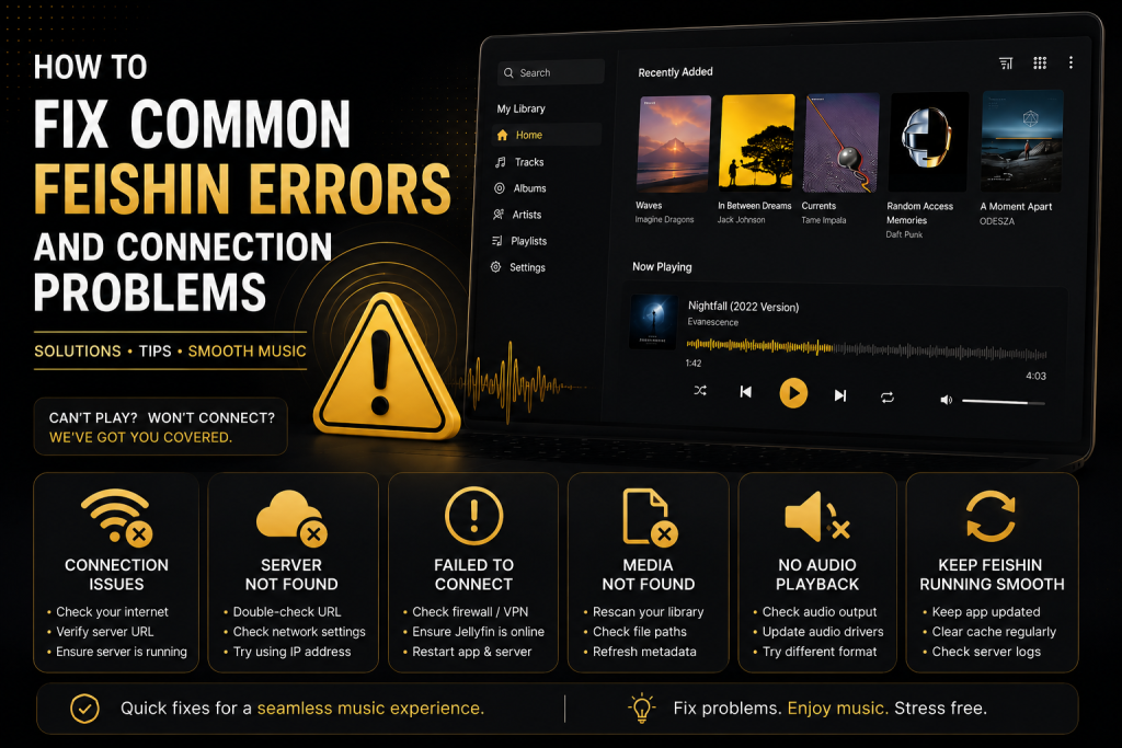 Feishin Errors